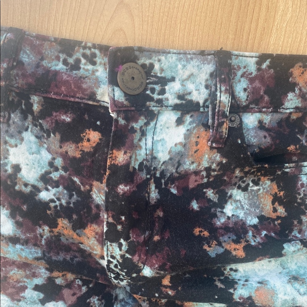 Bcbgeneration Brulee Splatter Patterned Skinny Pa… - image 5